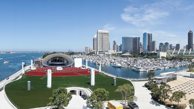 Street Food Pavilion at The Shell: spacious amphitheater for concerts and events.