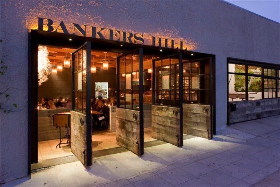 Main Hall entrance at Bankers Hill Club, stylish venue for events and gatherings.