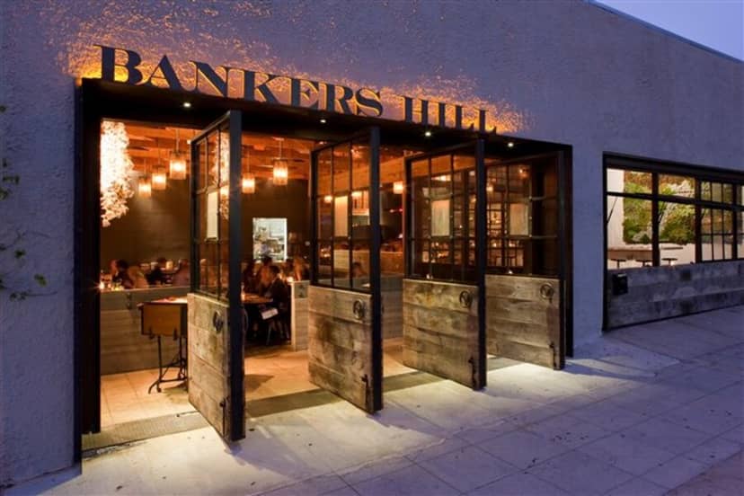 Main Hall entrance at Bankers Hill Club, stylish venue for events and gatherings.