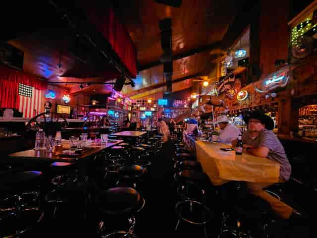 Vibrant dance floor in Cowboy Country, ideal for networking events and gatherings.