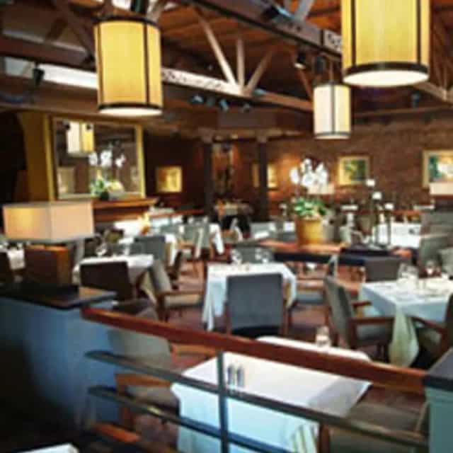 Private Grill Room at Parkway Grill, elegant decor for upscale events and corporate dinners.