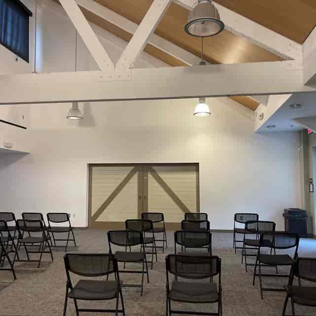 Multipurpose Room at Brookhurst Community Center, ideal for meetings and presentations.