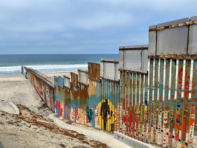 Vibrant border wall in Suite B, ideal for unique outdoor events and community engagement.