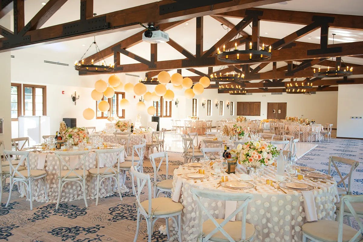 Elegant event space at Chevy Chase Country Club, perfect for weddings and upscale gatherings.