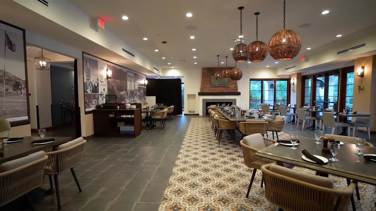 Modern lounge at The Sycamore Restaurant, ideal for dining and networking events.