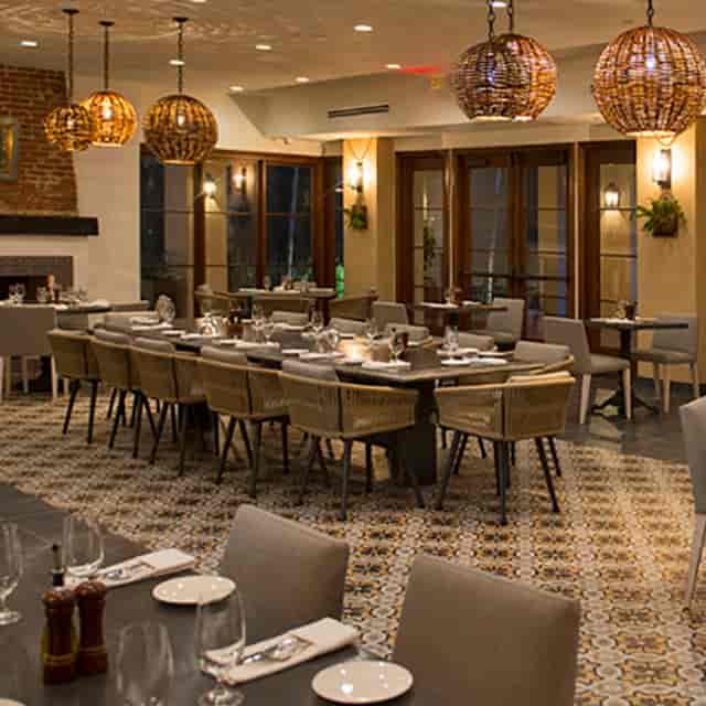 Elegant dining space at The Sycamore Restaurant, perfect for events and meetings.