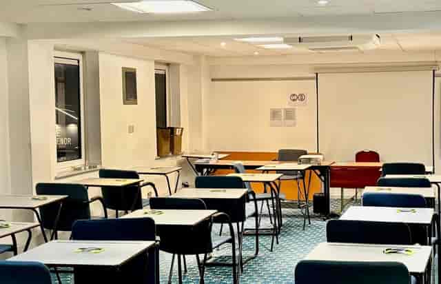 Meeting room at Mercure Nottingham Sherwood Hotel, ideal for training sessions and workshops.