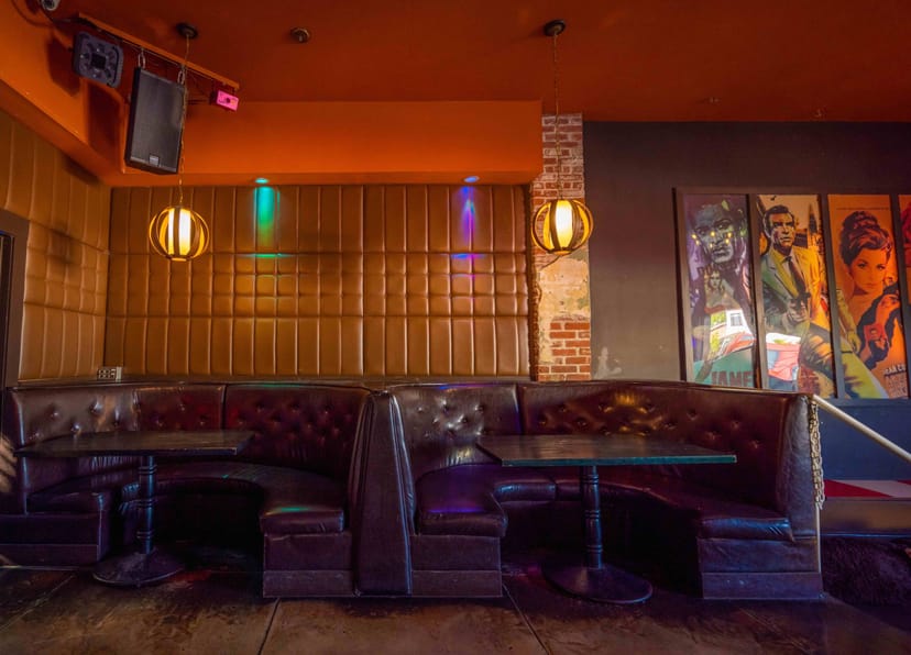 Stylish air-conditioned lounge with plush seating for networking events and gatherings.