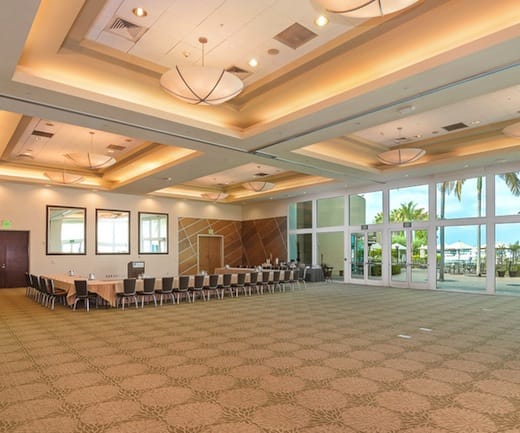 Mission Bay Ballroom at The Dana, spacious meeting room for corporate events and conferences.