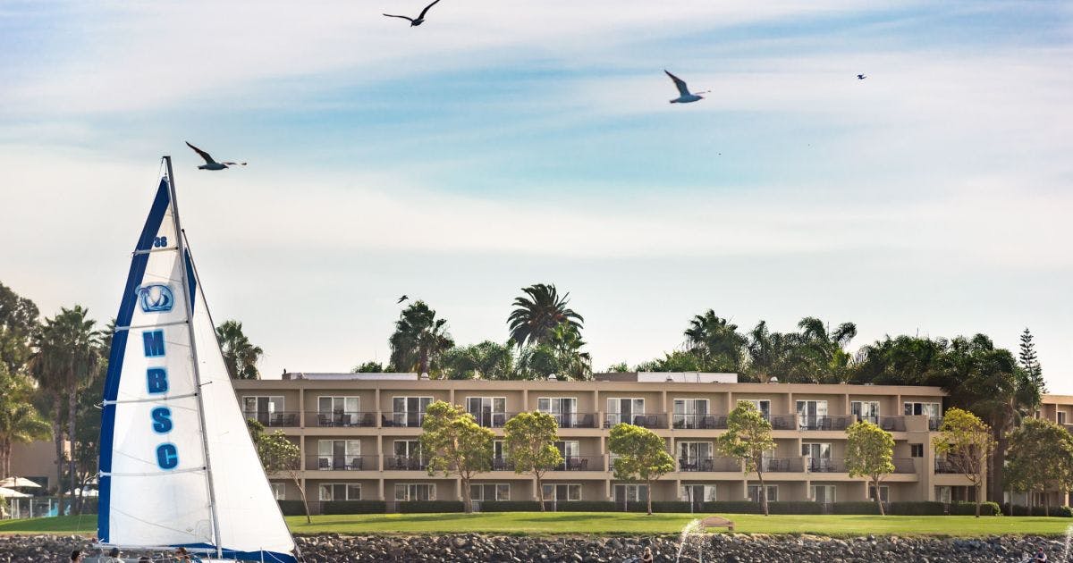 Waterfront venue at The Dana on Mission Bay, ideal for meetings and outdoor events.