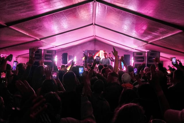 Teragram Ballroom live event with vibrant crowd and dynamic lighting.