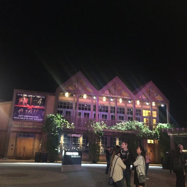 Sheryl and Harvey White Theatre exterior, vibrant venue for events and gatherings.