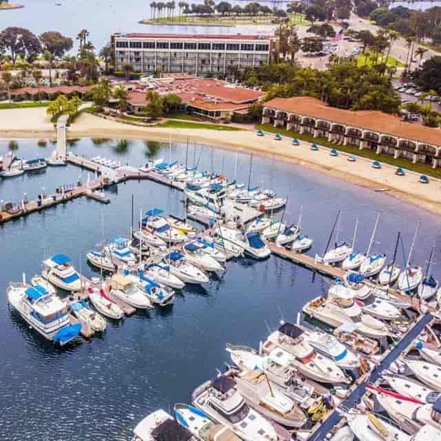Shell at Bahia Resort Hotel marina, ideal for outdoor events and gatherings.