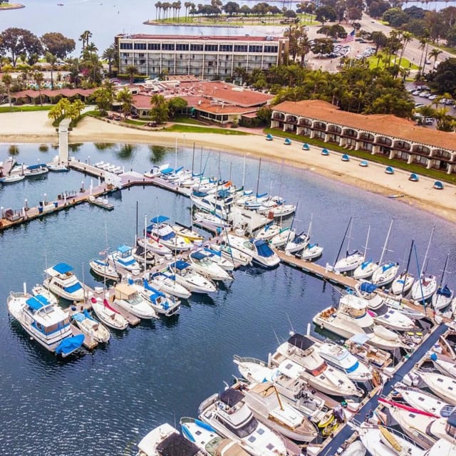 Shell at Bahia Resort Hotel marina, ideal for outdoor events and gatherings.