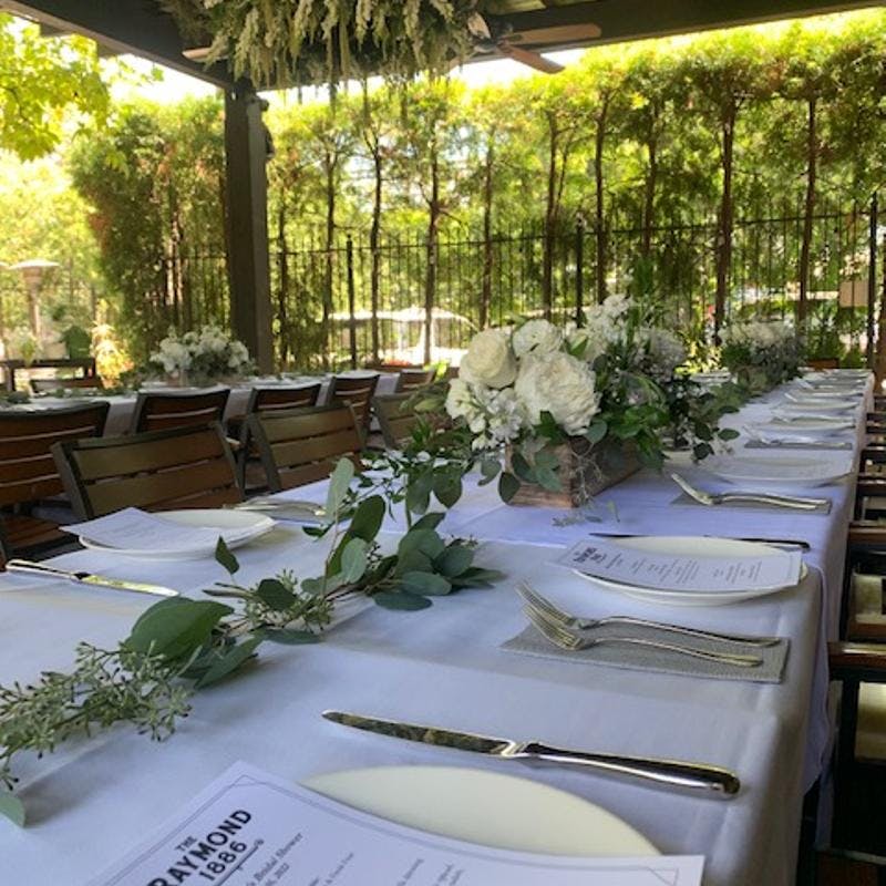 Elegant dining setup in Cactus Garden, perfect for weddings and corporate events.
