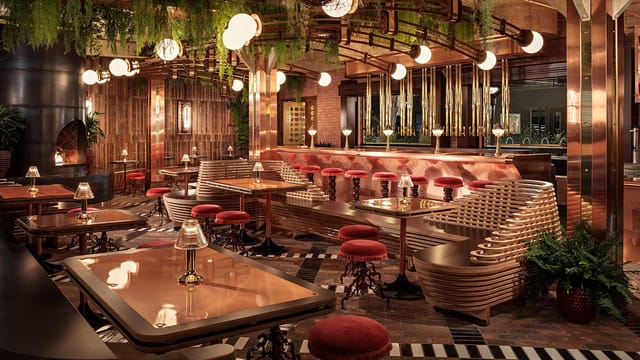 Main Dining Area at The Wine Pub, elegant venue for networking events and gatherings.