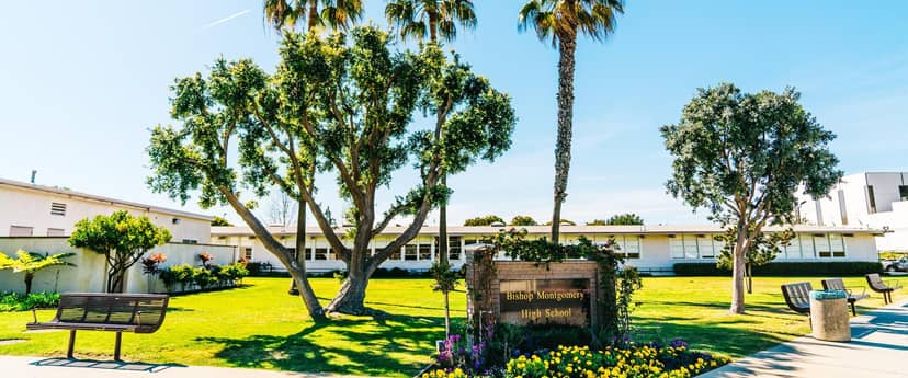Bishop Montgomery High School's lush TBK Rehearsal Room 318, perfect for outdoor events.