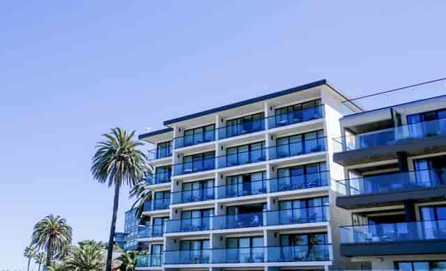 Contemporary Suites at La Jolla Cove, modern hotel with balconies, ideal for events.
