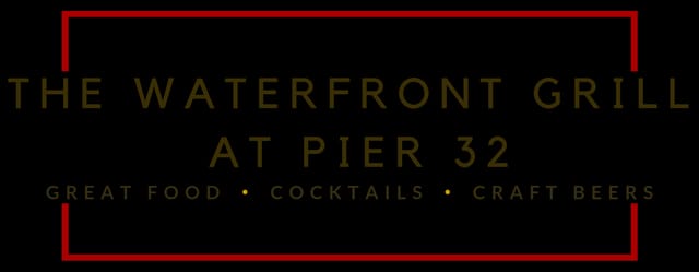Waterfront Grill bar at Pier 32, showcasing cocktails and scenic event venue.