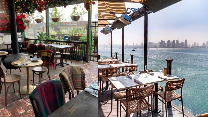 Stylish Lanai in C Level Lounge with waterfront views, perfect for events and gatherings.