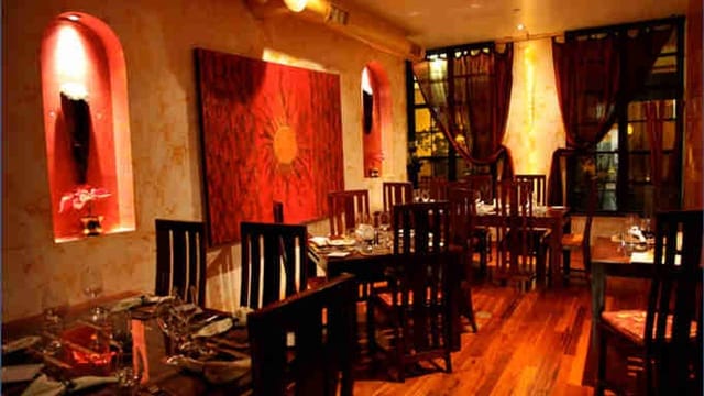 Intimate Rose Garden dining at Solare Ristorante for private events and gatherings.