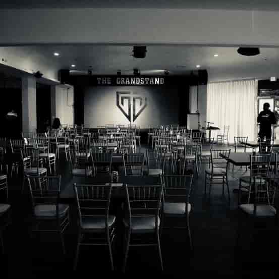 Versatile Banquet Hall in The Grandstand, perfect for events and gatherings.