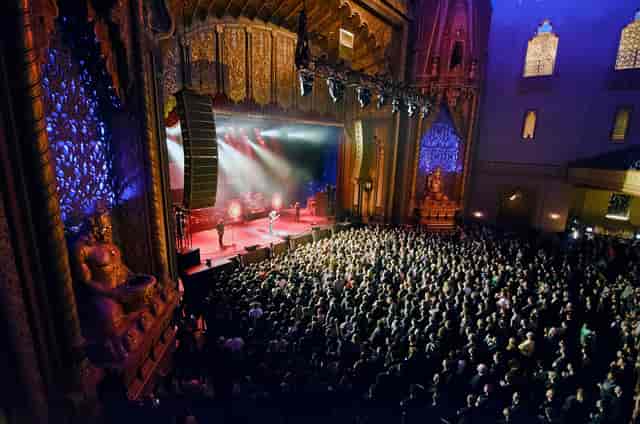 Fox Theatre concert venue with ornate design, ideal for dynamic events and performances.