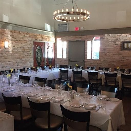 Elegant dining space at Bellagio Italian Restaurant for events and gatherings.