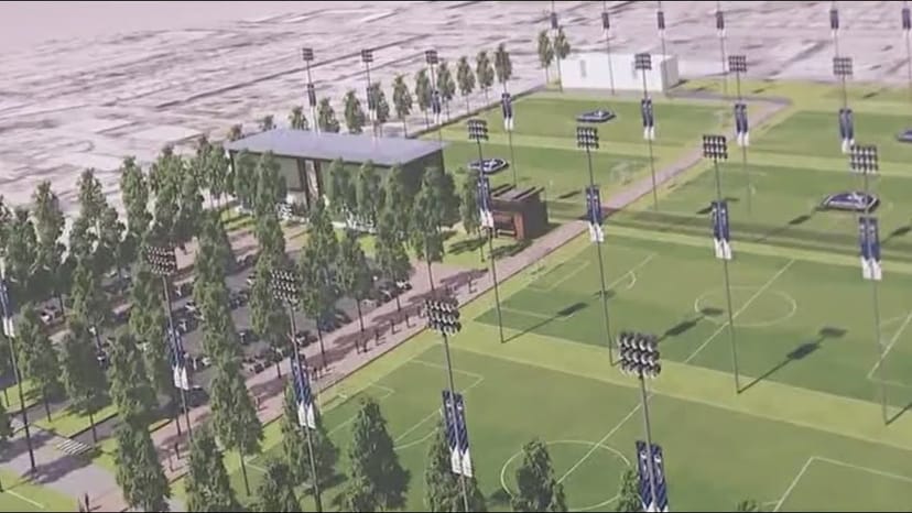 Outdoor sports complex at Santa Clara County Fairgrounds, ideal for tournaments and events.