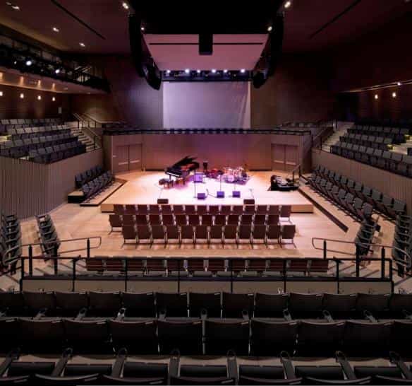 Robert N. Miner Auditorium at SFJAZZ Center, ideal for concerts and corporate events.