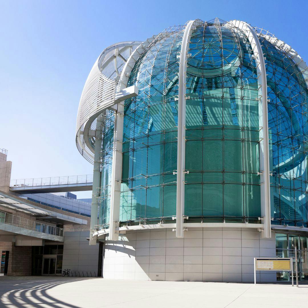 Rotunda at Splash Bar San Jose: modern glass venue for stylish conferences and exhibitions.