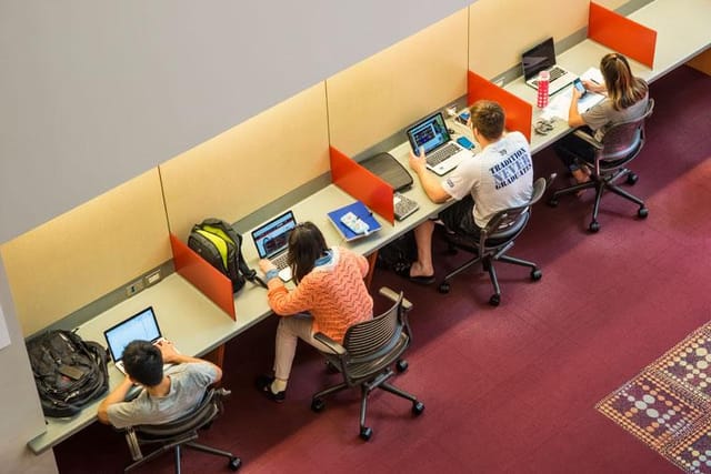 ARS Viewing Room at Santa Clara University Library, ideal for workshops and collaboration.