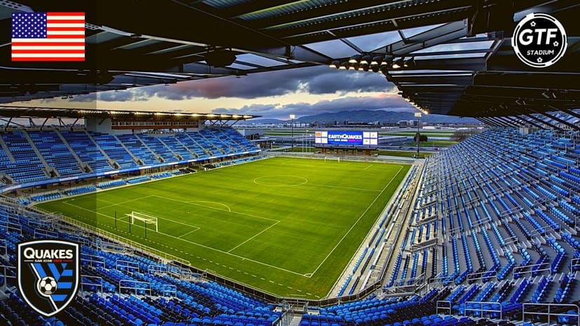 Modern stadium in PayPal Park, ideal for sports and corporate events.