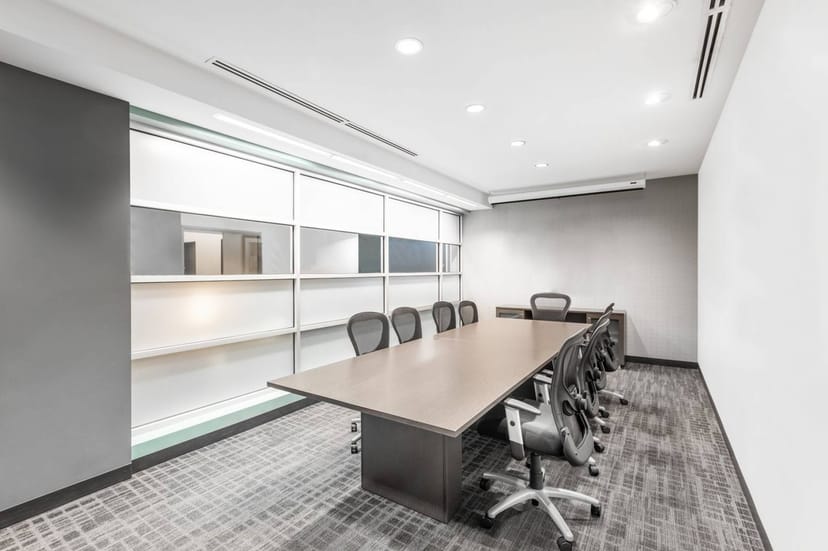 Modern conference room in Regus Gateway Chula Vista, ideal for meetings and events.