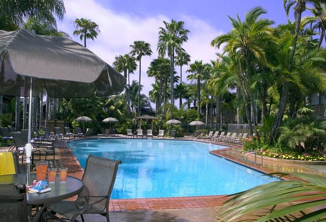 Serene poolside at Humphreys Half Moon Inn, ideal for outdoor events and gatherings.