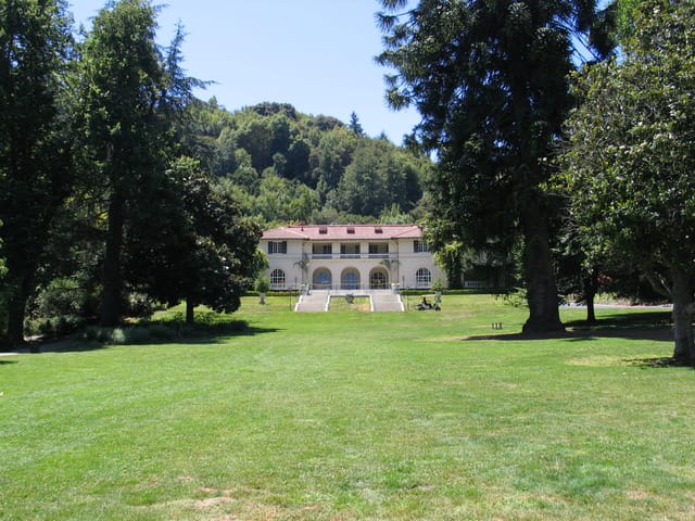 Historic Cottages at Montalvo Arts Center, ideal venue for weddings and outdoor events.