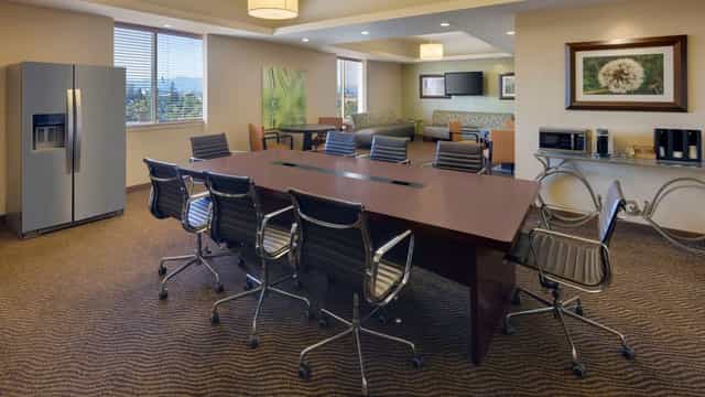 Modern conference room with ergonomic chairs for productive meetings in Silicon Valley.