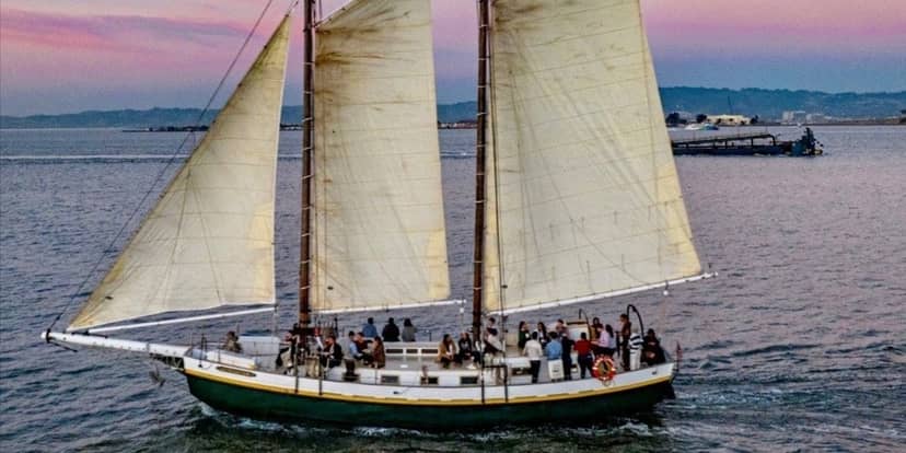 Sailing on San Francisco Bay aboard a ...