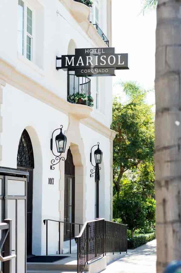 Elegant Hotel Marisol Coronado venue with decorative lanterns for upscale events.