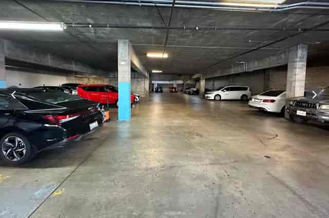 Spacious underground parking garage at U-Save Car & Truck Rental, ideal for events.