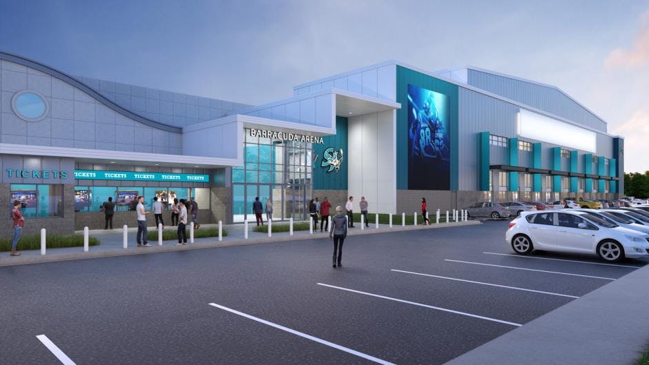 Modern event venue at Sharks Ice, San Jose, ideal for conferences and gatherings.