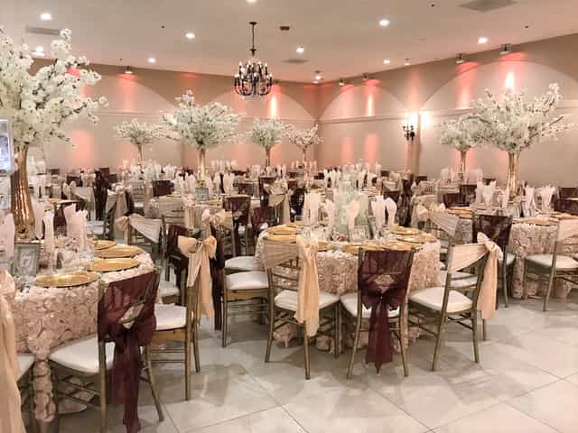 Elegant event space at Maji Palace LLC, perfect for weddings and formal gatherings.