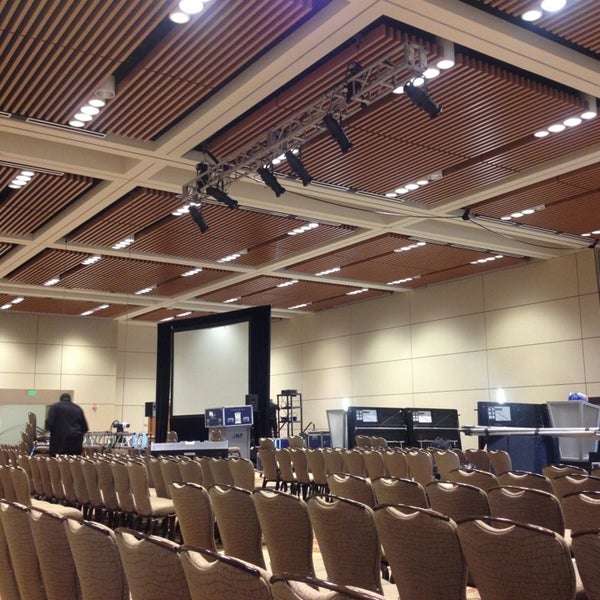 Great America Meeting Rooms setup for a professional conference in Santa Clara.