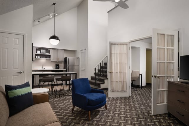 Modern meeting space at Residence Inn Sunnyvale for events and brainstorming sessions.