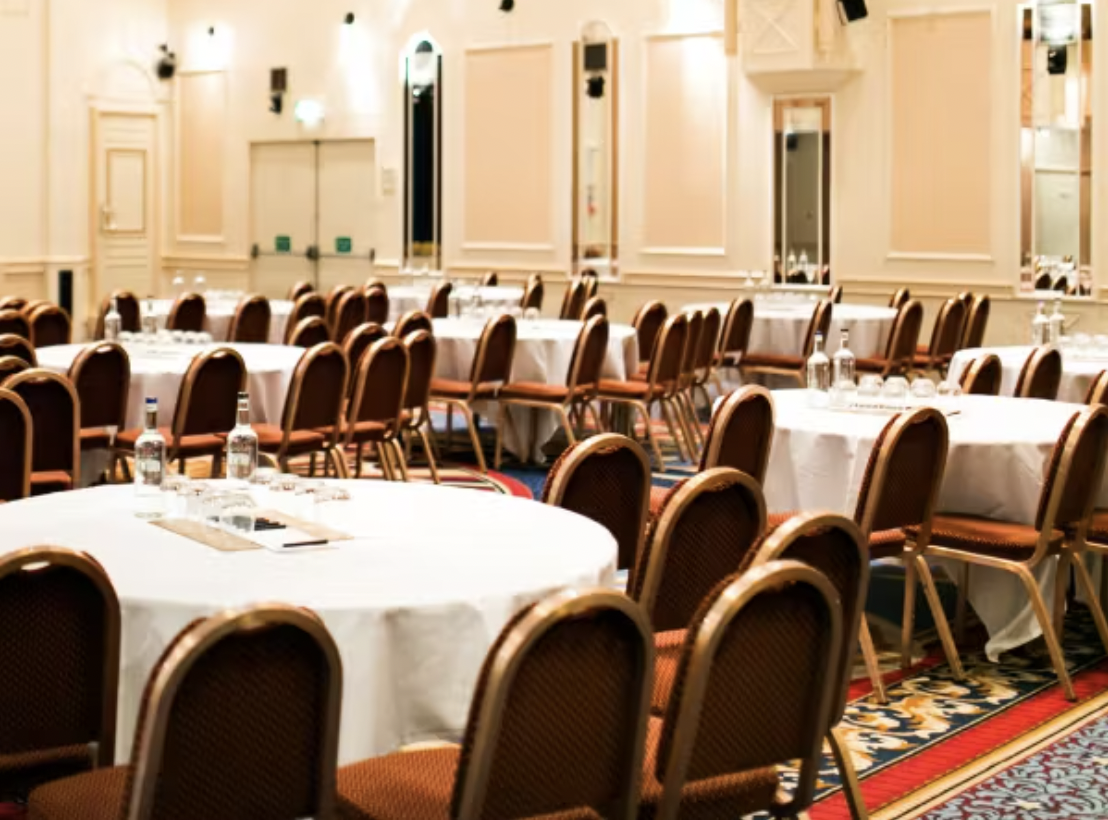 Prince of Wales Suite in Angel Hotel Cardiff, elegant event space for meetings and banquets. - Banner