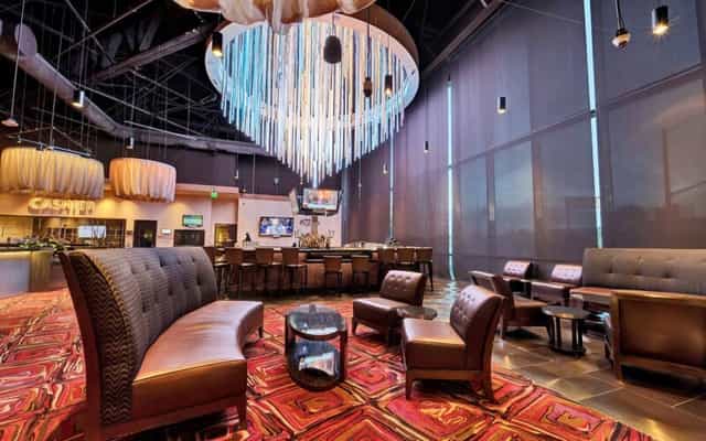Stylish lounge at Epic Bar, Casino M8trix, ideal for networking events and meetings.