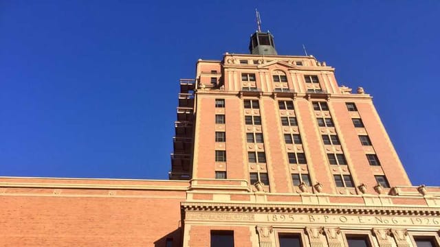 Historic Ballroom at Elks Tower, elegant architecture for events and gatherings.