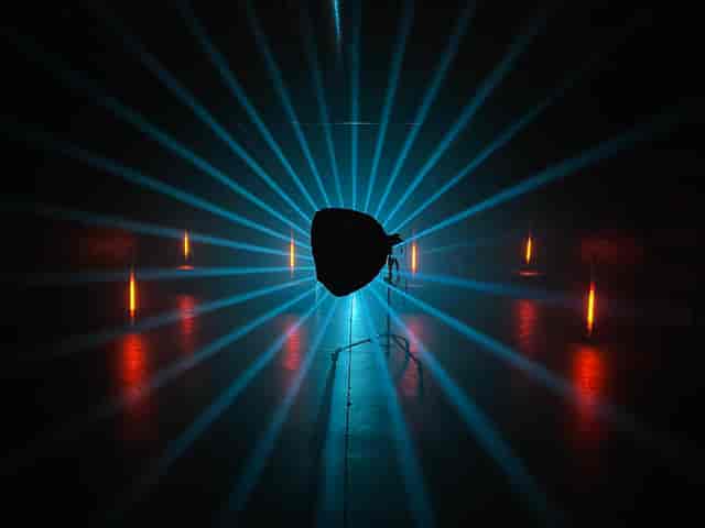 Car/Light Tunnel with dramatic lighting for immersive events and product launches.
