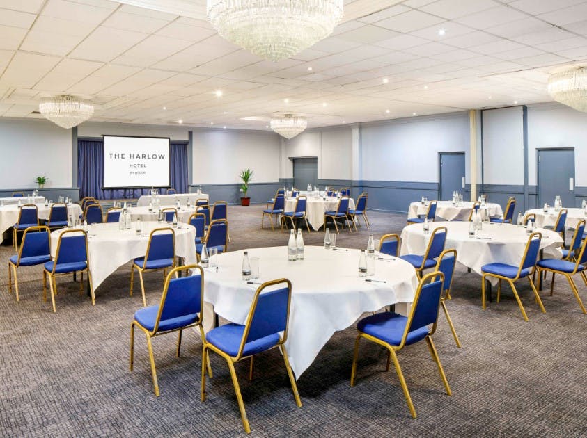 Buckinghamshire Suite at Harlow Hotel, elegant event space for conferences and gatherings.
