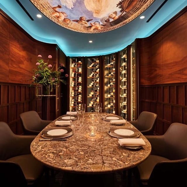 Elegant private dining room at Duomo Ristorante, ideal for exclusive events and meetings.